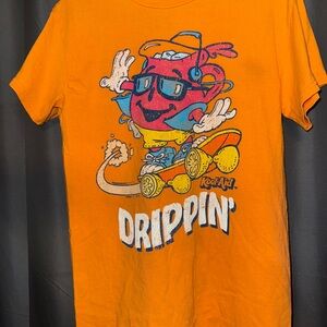 Y2K Kool-Aid Orange Graphic Tee - Short Sleeve
